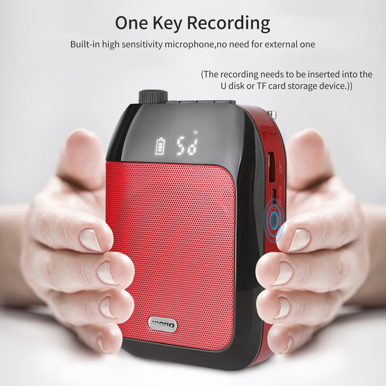 Amplifier,Amplifier With Headset Voice Amplifier With Bt Support With Headset Waistband Bt Support Portable Voice Amplifier Waistband Reable Radio Tour Ldhs Wyan