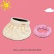 thumbnail image 2 of KAIYANG Sombrero para el sol con parte superior vacía, diadema para niños, protección solar, visera solar, protección UV púrpura (amarillo) rosa, 2 of 5