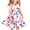 Blue Leaves, variant on Girls Vintage Dress 50s Retro 1950s Rockabilly Halter Swing Dress 7 Years