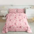 thumbnail image 2 of Homewish Kawaii Pink Axolotl 3 Pieces Queen Comforter Set for Kids Children,Dreamy Princess Ultra Soft Bedding Sets,Cartoon Flower Animal Bedding Comforter Set,Ultra Soft Home Decor,Reversible, 2 of 8