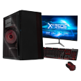 thumbnail image 1 of Xtreme PC Gaming AMD Radeon Vega Renoir Ryzen 5 4600G 16GB SSD 500GB Monitor 23.8 WIFI Fusion Black, 1 of 6