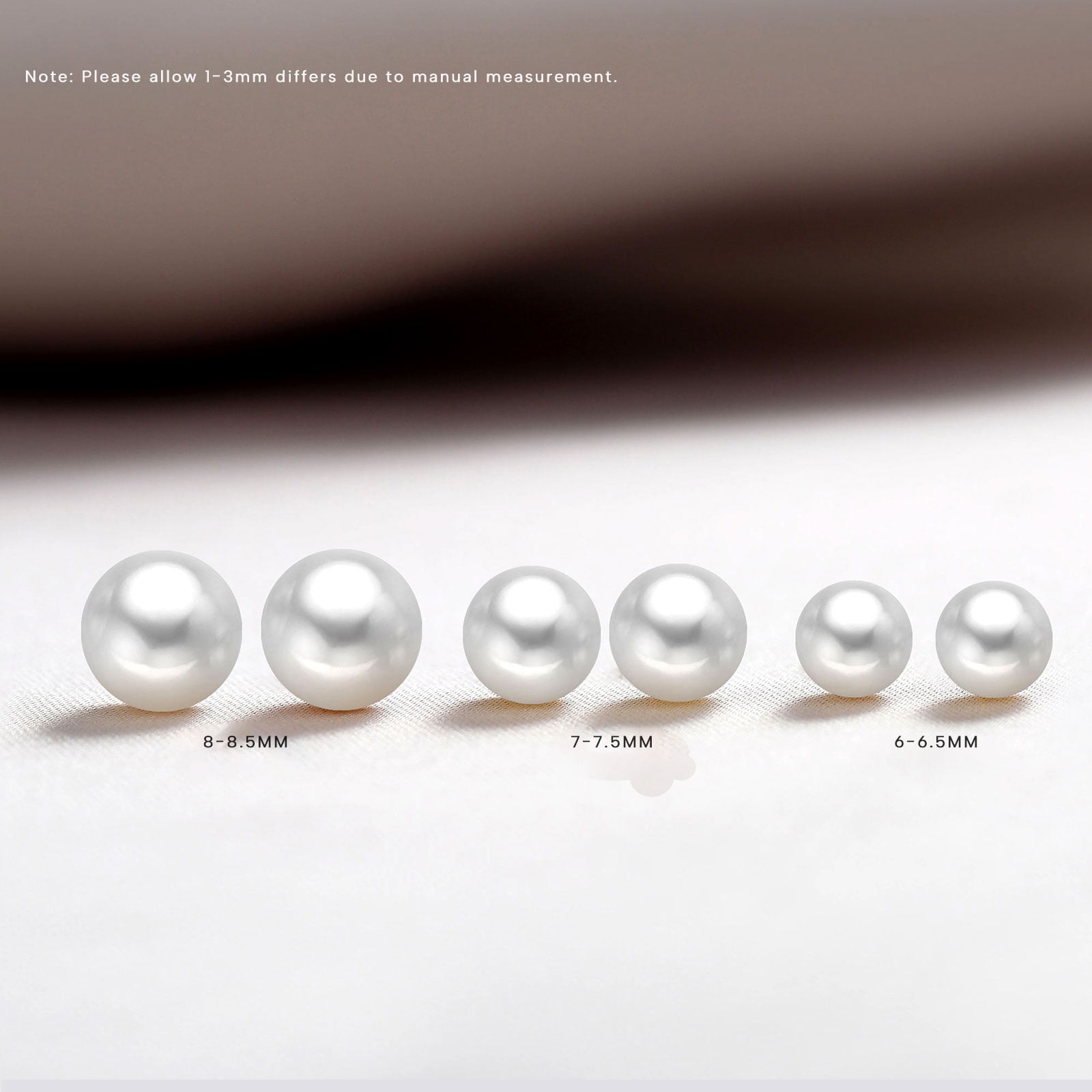 BAMIKI 6-7mm White Button Freshwater Cultured Pearl Stud Earrings S925 Sterling Silver for Women Valentine's Day Gift