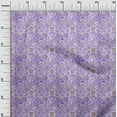 thumbnail image 3 of oneOone Silk Tabby Violet Fabric Batik Dress Material Fabric Print Fabric By The Yard 42 Inch Wide, 3 of 5