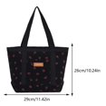 thumbnail image 2 of Bolso informal de viaje de pana para mujer bolso de compras de dibujos animados de gran capacidad, 2 of 9