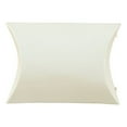 thumbnail image 1 of Cateissary 50 Uds. Funda de almohada de papel caja de regalo boda para almacenamiento de dulces cajas de bolsas joyería manualidades regalo Funda de almohada blanca, 1 of 6