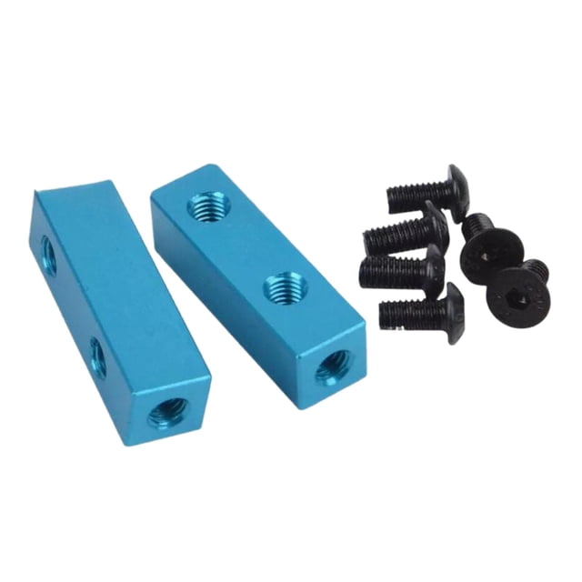 ZLight 2Pcs RC Servo Mount Easy to Install Accessory DIY for 1/10 CW01 Model RC Car blue for 1/10 RC car