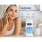 E45 Face Moisturizer Cream for Dry Sensitive Skin Unscented 50 ml 3 Pack