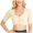 Beige, variant on Womens Bras Steel Ring- Gathered Front Button Body Shaping Adjustable Corset Yoga Running Shockproof Sports Bra Sports Bra Beige 3XL