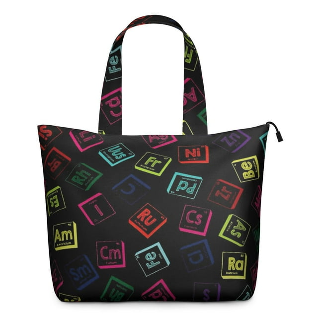 Weekender Bag Featuring Laboratory Experiment Designs Large Capacity Travel Tote Bag with Scientist Science Rules Prints, Lightweight Airplane Friendly