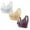 Khaki 1, variant on biudgviw 3pc Front Closure Bras for Women Wirefree Low Impact Full Coverage Bras Wireless Plus Size T-Shirt Bralettes