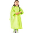 thumbnail image 2 of Only Moment Green Unisex Rain Poncho Waterproof Raincoat Hooded Children's Rain Ponchos Polyester Reusable Rain Jacket Coats with Hood for Family Disney Park Travel XL, 2 of 4