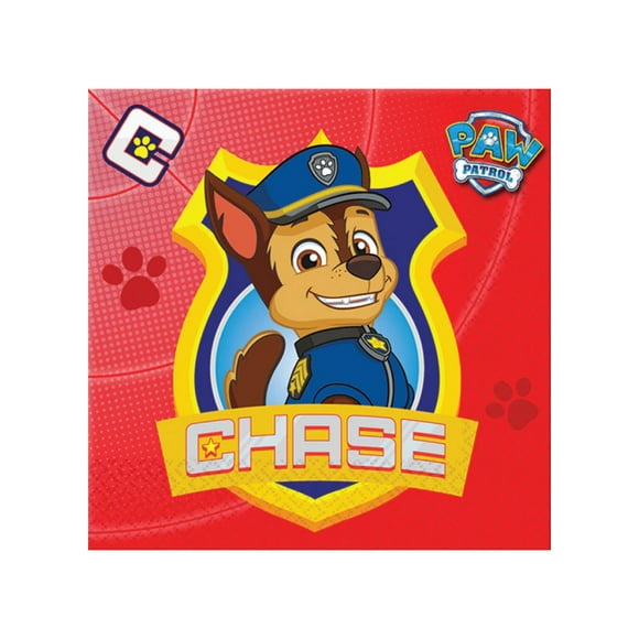 Paw Patrol Chase Napkins (Pack of 20)
