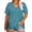 Navy, variant on Yotami Solid Color Plus Size Short Sleeve Tops for Women V-Neck T-Shirts for Outdoor Loose Summer Breathable, Sky Blue XXXXL
