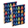 thumbnail image 2 of Colorful Tree Notebooks 1-subject Journal 60 Sheets A5 College Ruled Paper Detachable Ring 8.3"x5.7", 2 of 8
