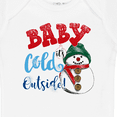 thumbnail image 4 of Inktastic Baby It's Cold Outside Boys or Girls Baby Bodysuit, 4 of 5