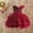 Brick Red, variant on Girls Easter Dress Bowknot Design Dress Ruffle Short Sleeve Cute Summer Dresses for Teens Fashion Design Summer Dress (Purple,8-9 Years)
