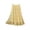 Yellow, variant on Women's Spring and Summer Three-Layer Big Swing Mesh Skirt Solid Color Long A-Line Pleated Cake Skirt Lightweight Comfy Maxi Casual Skirts Purple One Size