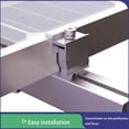 thumbnail image 3 of Scienceny Soporte de Panel Solar de aleación de aluminio de 8 piezas, ajustable, anticorrosivo, desmontable, abrazadera de montaje de 30mm, Herramientas y ferretería, 3 of 6