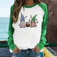 thumbnail image 2 of Honeeladyy Sales Online Womens Raglan Sleeve Shirt Pullover Tops Casual Looseweight Easter Bunny Printed Long Sleeve Pullover Cute Rabbit T-Shirt Tops, 2 of 6