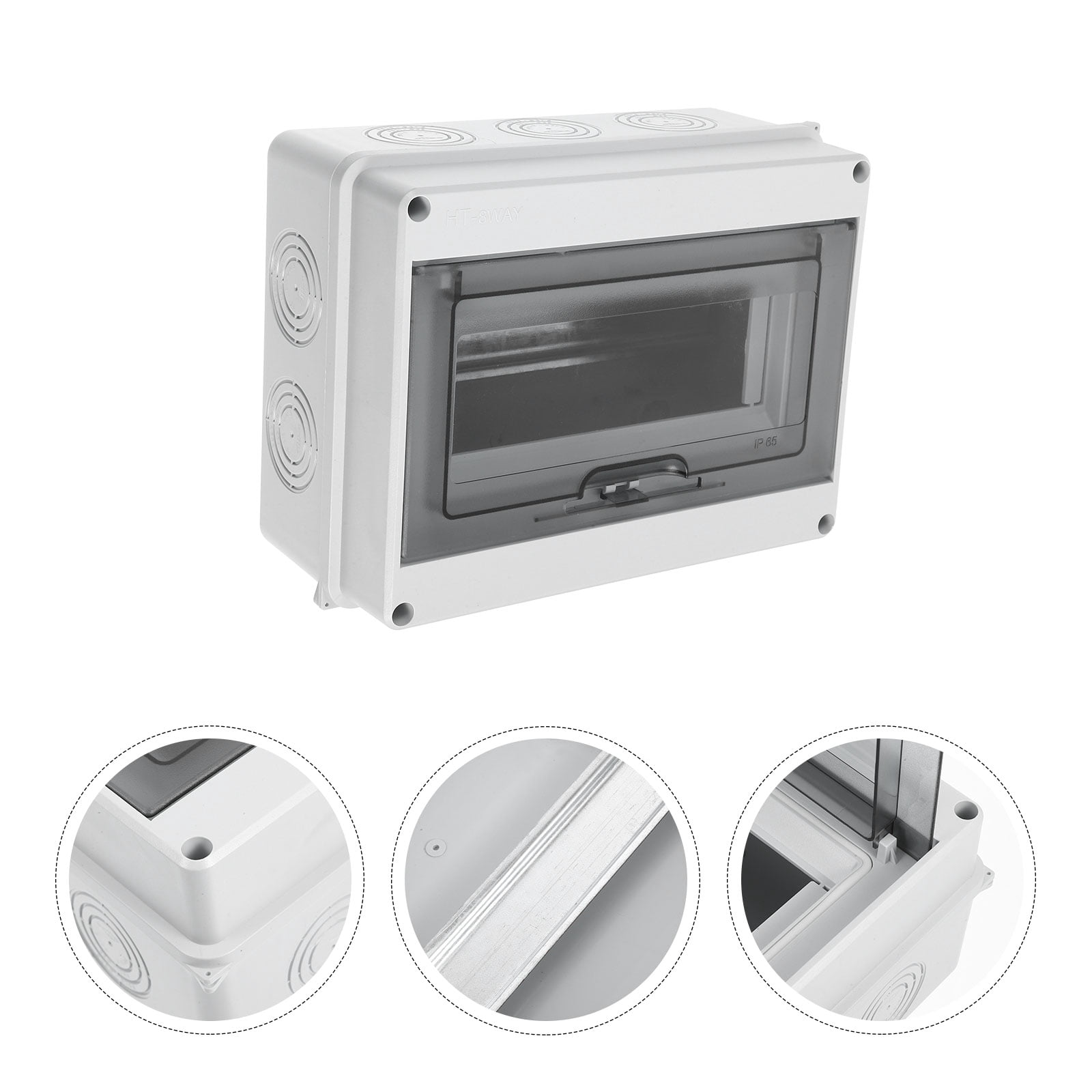 Electrical Box,Weatherproof Electrical Box for Outdoor Use Breaker Box for Charging Stations and Various Electrical Devices Easy to Install Distribution Box