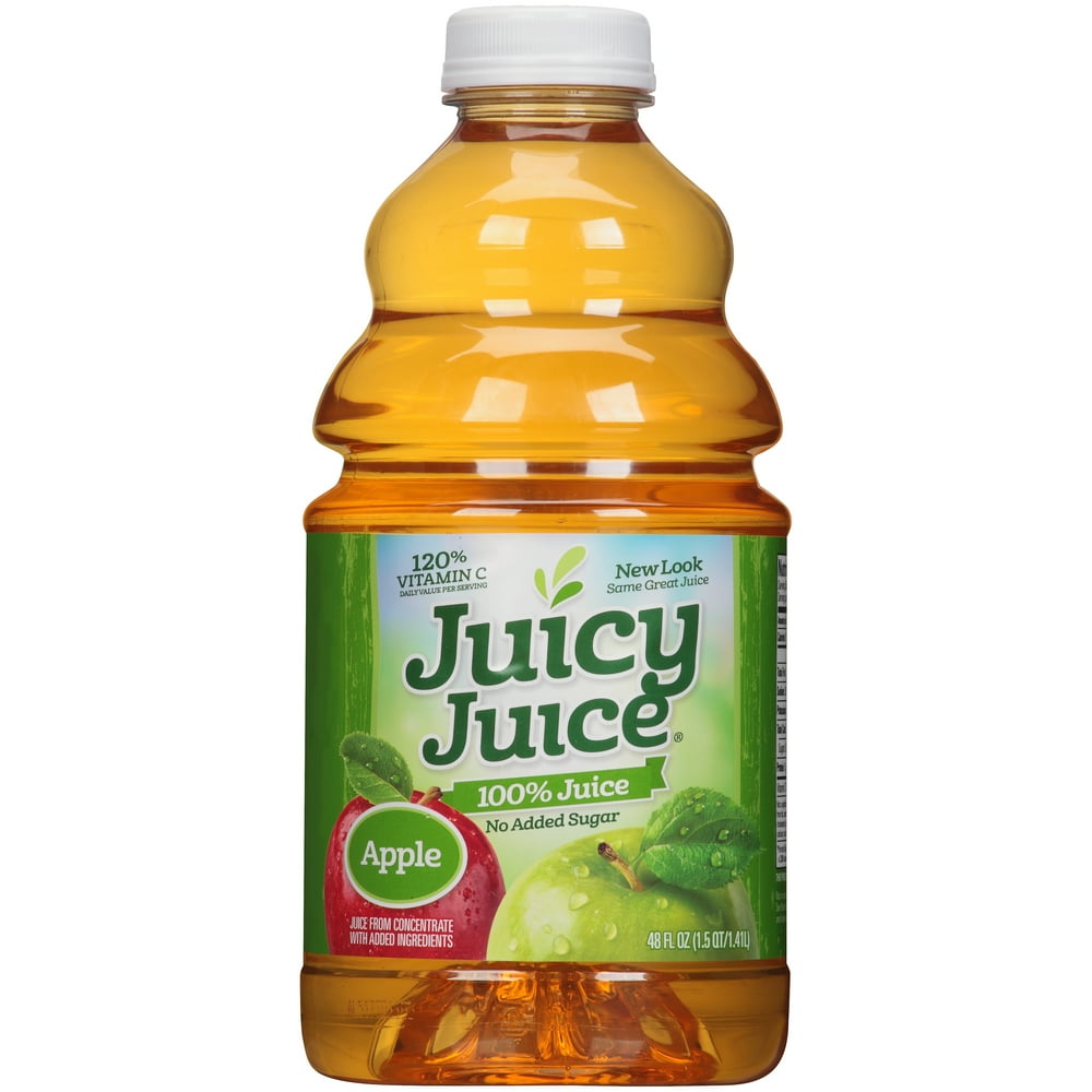 Juicy Juice, Apple Multi Serve Bottle, 48oz. (8count)