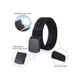 thumbnail image 3 of 1pc Men 1.5inch Quick Dry Belt Nylon Belt, Adjustable Slide Plastic Buckle Web Canvas Belt For Daily Life, 3 of 4