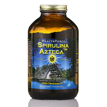 Spirulina Azteca poudre - 17,6 oz (500 g) de HealthForce Nutritionals