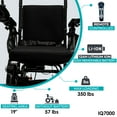thumbnail image 3 of Majestic IQ-7000 Electric Wheelchairs for Adults,Light Weight Folding Power Chair for Seniors,Durable Ultra Light Wheel Chair, 3 of 6