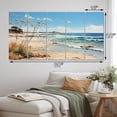 thumbnail image 4 of Designart "Coastalbeachsand Sandy Serenity Painting IV" Landscapes Wall Art Prints Set, 4 of 5