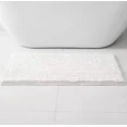 thumbnail image 4 of 2 Piece Set White Soft Cozy Plush Chenille Bath Mat Bathroom Rug, 4 of 4