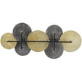 thumbnail image 6 of DecMode Gold Aluminum Tribal Plate Wall Decor with Textured Pattern, 6 of 7