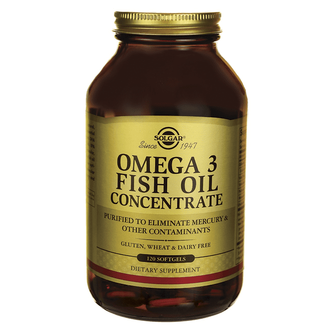 Solgar Omega3 Fish Oil Concentrate, 120ct