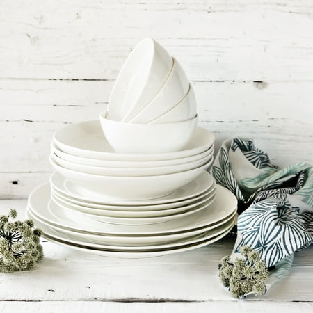 - Better Homes & Gardens Meridian 16-Piece Bone China Dinnerware Set