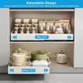 thumbnail image 4 of Organizador de Cocina, Organizador Extraíble para Cajones, Adjustable Drawer 32CM-52CM(12.6-20.5"),Cajones Deslizables para Cocina, Baño y Salones Blanco, 4 of 8