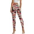 thumbnail image 2 of Renewold Christmas Hat Cat Womens Yoga Leggings with Pockets Workout Leggings Full Length High Waisted Running Pants Non See-Through Athletic Tights Printed Tights, S, 2 of 8