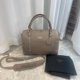 thumbnail image 3 of Z@V 2023 Nuevo patrón de lichi negro Bolso bandolera de cuero genuino para mujer Bolso tipo cubo, 3 of 5