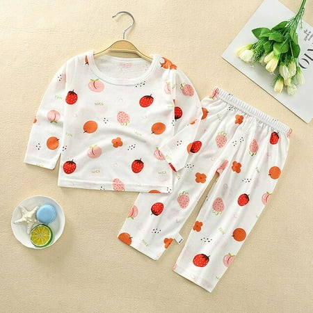 

Boys Pajamas Pyjama Kids Girls Cartoon Pajama Set Toddler Sleepwear Children Nightwear Child Long Sleeve Cotton Fall Pjs