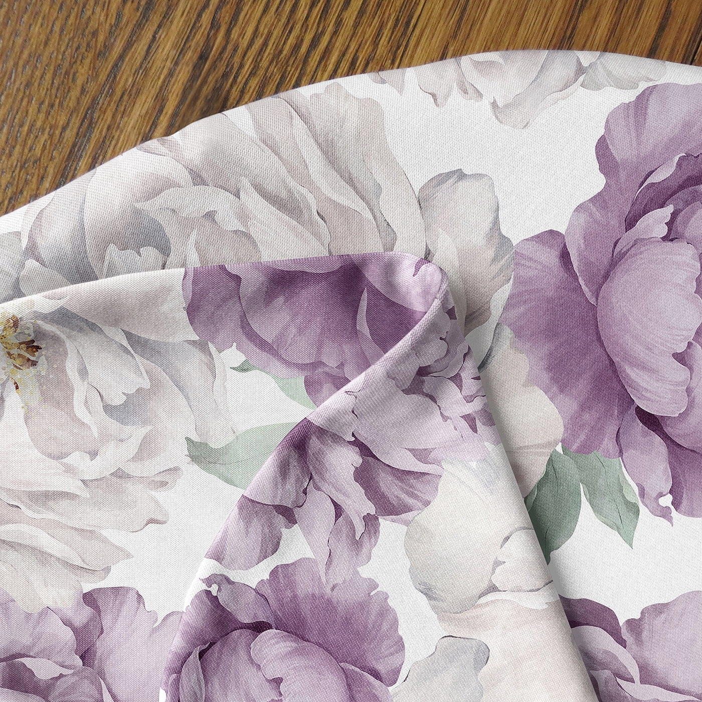 Sweet Jojo Designs Peony Floral Garden Lavender Purple and Ivory Girl Nursing Pillow Cover Case (Pillow Not Included)