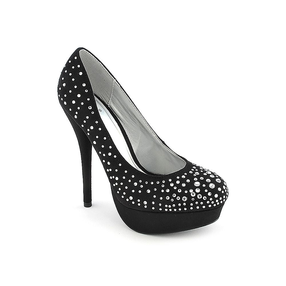 studded platform heels