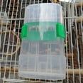 thumbnail image 4 of D-GROEE Parakeet Water Dispenser No Mess Parrot Feeder Parakeet Waterer Cockatiel Cage Accessories,Automatic Feeding for Budgies Finch Canaries Lovebirds,Set of 2, 4 of 7