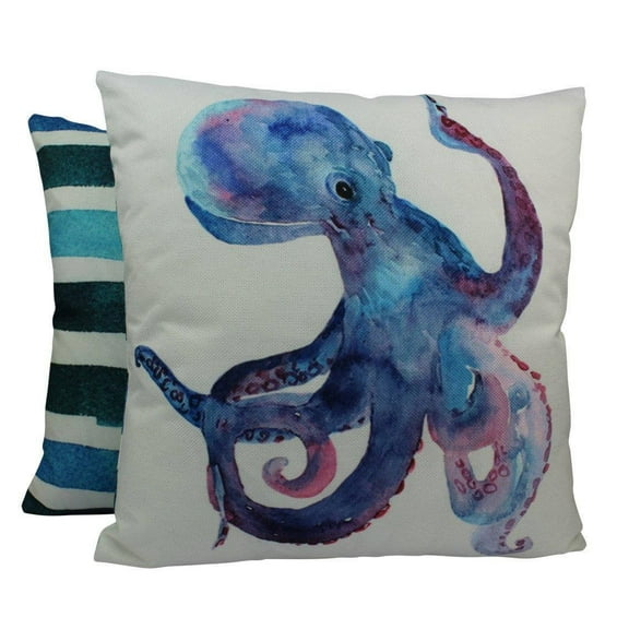 Octopus | Pillow Cover | Throw Pillow | Home Decor | Modern Coastal Decor | Pillow | Ocean | Gift for her | Accent Pillow Covers