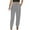 Gray, variant on Efsteb Women's Pants Drawstring Elastic Waist Long Straight Pants Casual Solid Color Loose Trousers Pants for Women Comfortable Sports Pants Fashion Trousers Gray XL