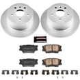thumbnail image 2 of PowerStop Rear Geomet Coated Brake Rotor and Pad Kit Fits: LEXUS TOYOTA Select Models CRK6520, 2 of 5