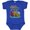 Royal Blue, variant on Inktastic Hello Chicago Skyline Pizza Boys or Girls Baby Bodysuit