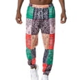 thumbnail image 1 of toraway Men's Pants Jeans Relaxed Fit Men's Sweatpants Printed Trousers Drawstring Jogging Pants M, 1 of 3