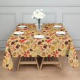 thumbnail image 3 of Colorful Mushroom Square Tablecloth,Waterproof Square Table Cover,Wipeable Spillproof Washable Table Cover for Home Kitchen Party Decor 60"x60"(152x152cm), 3 of 6