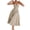 Coffee, variant on Women's Sweetheart Neck Ruched Midi Dress 100% Polyester Lightweight Fabric for Party and Evening Occasions Silhouette