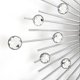 thumbnail image 4 of Reloj de pared ZHAOCHENG cristal 3D moderno 30 cm metal plateado espejo brillante, 4 of 5