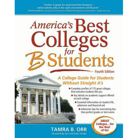 America's Best Colleges for B Students - eBook (Best Pets For College Students)