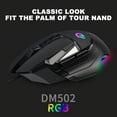 thumbnail image 3 of Adjustable Dm502 Wired Gaming Mouse Csgo/lol/cf Programming Mouse Sports Silent Luminous Mouse Laptops Notebook Accessories black, 3 of 5